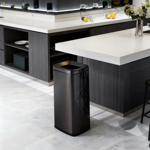 Hộ gia đình trong nhà thép không gỉ rác Thùng rác có thể với mở Top Box và Side hộp lưu trữ nhà sản xuất - Product Image 2