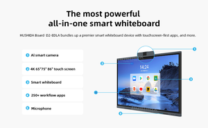 Pizarra Interactiva Todo en Uno de 65 Pulgadas 4k, Pizarra Digital Inteligente con Pantalla Táctil para Aula - Product Image 2
