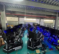 Simulador de Carreras 3DOF con Pantalla Triple, Máquina de Juego Dinámica de Conducción F1 para Centros de Juego y Parques de Diversiones