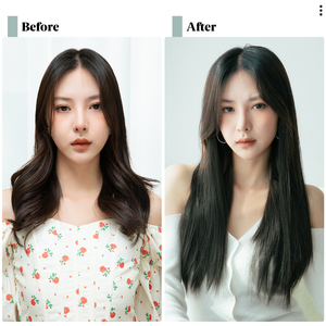 Extensiones de Cabello Sintético Invisibles de 3 Piezas, Rectas, al Por Mayor, Extensiones de Cabello con Clip para Mujer - Product Image 2
