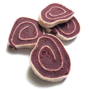 Snacks para <span class=keywords><strong>Perros</strong></span> OEM, Carne Seca con Logotipo Personalizado, Alto en Proteínas, Bajo en Grasas, Limpia los Dientes, Rollo <span class=keywords><strong>de</strong></span> Bacalao con Camote Morado, Golosinas para Mascotas - Product Image 3