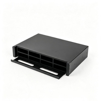 Panel de Conexiones MPO Extraíble Modular 1U/2U/3U, Caja de Distribución de Fibra Óptica para Rack de Acero de Alta Densidad
