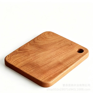 Solid <b>Wood</b> Cutting Board Ebony Teardrop Shape 24x20x2cm Kitchen Chopping <b>Block</b> For Fruit And Meat - Product Image 5