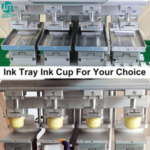 เครื่องพิมพ์แผ่น4สีใบมีดแบตเตอรี่แทมโปซิลิโคนมาเลเซียพื้นที่กว้าง15ซม. เครื่องพิมพ์แผ่นสำหรับแก้วรองเท้าแตะเข็มฉีดยา - Product Image 2