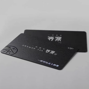 <span class=keywords><strong>Cartes</strong></span> PVC <span class=keywords><strong>noires</strong></span> mates personnalisées avec logo UV local, <span class=keywords><strong>cartes</strong></span> d'affaires VIP de luxe imperméables - Product Image 5