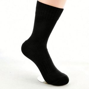 Custom Logo Knit Cushion Cotton Sport Crew Men Green <strong>Boot</strong> Socks - Product Image 2