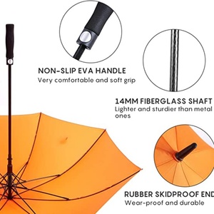 ซัพพลายเออร์ผู้ผลิตขายส่งร่มกอล์ฟกันลมไฟเบอร์กลาสขนาด 30/47/55 นิ้ว หรูหรา สำหรับโปรโมชั่น แบรนด์ดัง พร้อมโลโก้สั่งทำ - Product Image 3