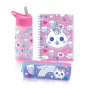 Hot Sale School Backpack <strong>Set</strong> With <strong>Lunch</strong> Bag and Pencil Bag and Water Bottle Colour Your Own Accessory <strong>Set</strong> - Product Image 4