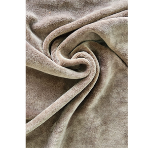 Tissu en velours tricoté en coton de bambou de qualité supérieure 240 g/m² pour la fabrication de vêtements en gros - Product Image 2
