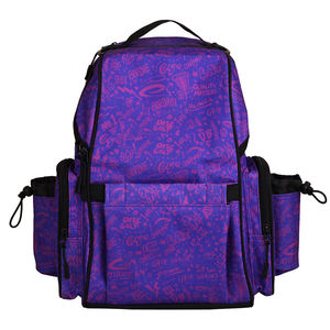 Free Sample <b>Waterproof</b> Lightweight Durable Polyester Flying Disc Golf Backpack Multiple <b>Storage</b> Pockets Easy Carry <b>Outdoor</b> - Product Image 3