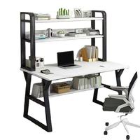 Bureau d'ordinateur étagère Table d'étude Table d'ordinateur Table de bureau à domicile combinaison étude bureau avec tiroir