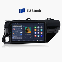 Autoradio Junsun 10 pouces Android Auto Carplay GPS pour Toyota Hilux Pick Up AN120 2015-2020 Carplay sans fil