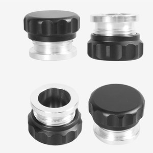 ฝาถังน้ำมันเชื้อเพลิงอลูมิเนียม ID 2 ''1.5" ถึง3.5 "OD เหมาะสำหรับมอเตอร์ทั่วไป-สีดำ + สีเงินติดตั้งง่าย - Product Image 5