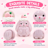 Figurine d'anime générique en vinyle écologique, mignonne, en PVC moulé sous pression, boîte mystère, décoration de bureau, cadeau