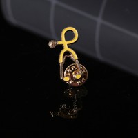 Stéthoscope émail épinglette vêtements sacs décoration broche stéthoscope broche broches pour filles étudiants en médecine médecin infirmière