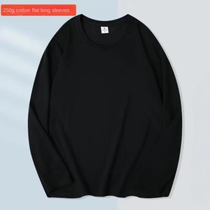 T-Shirt Vintage in Cotone Pesante 250G a Maniche Lunghe Tinta Unita Vestibilità Ampia <span class=keywords><strong>per</strong></span> <span class=keywords><strong>Coppie</strong></span> Uomo e Donna - Product Image 2