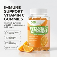 Gummies à la vitamine C 250 mg, soutien du système immunitaire et antioxydant, complément alimentaire en gummies, OEM ODM