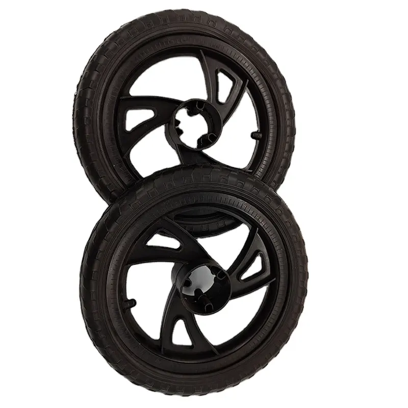 8-12 Inches 5-Spoke EVA Soild Foam Wheels With Bearing For Kids Balance Bikes