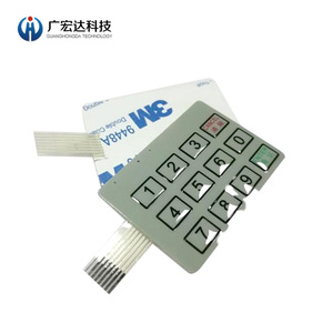 Tùy chỉnh OEM Dịch Vụ Nhà Máy bán hàng Tactile điều khiển đồ họa lớp phủ cơ khí hoạt động điều khiển từ xa bảng điều chỉnh màng Bảng điều chỉnh - Product Image 5