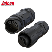 Connecteurs 50A+10A 300V+60V, fiche femelle et mâle, 3+9 P, étanches IP67, pour armoires de stockage d'énergie M40