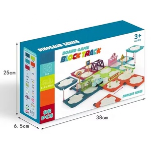 85 Uds laberinto seguimiento rompecabezas juguete lógico camino constructor bloques pista construcción rompecabezas juego de mesa con <span class=keywords><strong>Dino</strong></span> vehículos ranura juguete para niños - Product Image 6