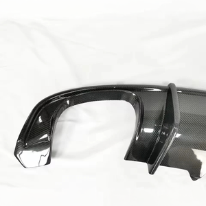 Nuevo Difusor Trasero de Fibra de Carbono Real de Alta Calidad con LED Atornillable para Audi A4 Sline B9.5 2020-2024, Spoiler para Parachoques - Product Image 4