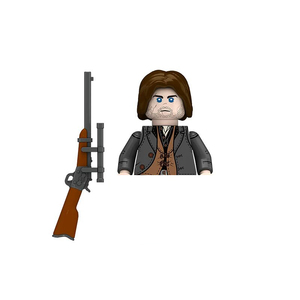 Figura de Juguete de Bloques de Construcción de Partículas Pequeñas de Arthur Morgan, el Tío Grande de <span class=keywords><strong>Red</strong></span> <span class=keywords><strong>Dead</strong></span> <span class=keywords><strong>Redemption</strong></span>, Estilo Vaquero del Oeste - Product Image 5