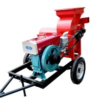 Décortiqueuse de riz à moteur essence/diesel, machine agricole professionnelle pour le décorticage et le nettoyage des grains de paddy