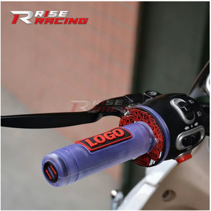 Poignées <span class=keywords><strong>de</strong></span> <span class=keywords><strong>guidon</strong></span> <span class=keywords><strong>de</strong></span> moto Rise Racing, poignées pour moto tout-terrain, <span class=keywords><strong>guidon</strong></span> en gel universel pour moto tout-terrain, 11 couleurs - Product Image 4