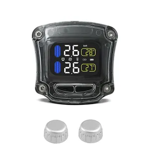 Bester externer Sensor Druck monitor Typ Reifen Drahtlose USB-Motorräder Moto Motorrad Fahrrad TPMS Für Fahrrad Motorrad