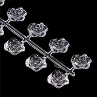 Produits de beauté tendances nouvelles perles d'ongles en cristal conseils d'affichage de couleur d'art d'ongle pour le nuancier de conception d'ongle