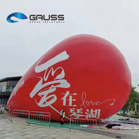 Modèle d'art aquatique gonflable en forme de cœur pour lieux commerciaux, expositions publicitaires, salles d'art, parcs et centres de jeux