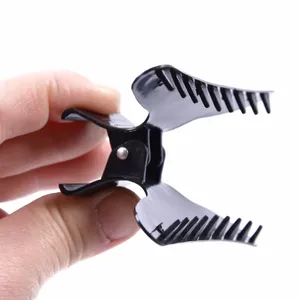3pcs Extensions <span class=keywords><strong>de</strong></span> <span class=keywords><strong>cheveux</strong></span> en plastique à griffe papillon Outils <span class=keywords><strong>de</strong></span> coiffure Pinces <span class=keywords><strong>de</strong></span> section Clips <span class=keywords><strong>de</strong></span> coiffure pour tenir et coiffer les <span class=keywords><strong>cheveux</strong></span> - Product Image 4