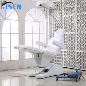 เตียงเสริมความงามและเตียงนวดไฟฟ้า Kisen สำหรับสปา - ปรับได้ 3 มอเตอร์ โครงโลหะ ดีไซน์ทันสมัย ฟองน้ำความหนาแน่นสูง - Product Image 2