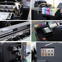CMYK Couleur DTF Couche D'impression RIP A3 Double Tête Dtf Imprimante XP600 pour Chemises