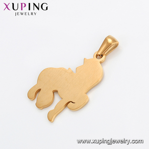 XUPING ジュエリー ファッション 馬 ステンレス製 中国の干支ペンダント メンズ 子供用ネックレス DIY - Product Image 4