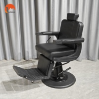Chaise de barbier pour hommes salon de coiffure moderne beauté permanente rasage poser hauteur de levage réglage pivotant coiffure