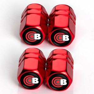 Bouchons de <span class=keywords><strong>valve</strong></span> de <span class=keywords><strong>pneu</strong></span> en alliage d'aluminium avec logo personnalisé pour valves Schrader, 3 couleurs disponibles, nouvelle qualité supérieure, rénovation/amélioration pour tous - Product Image 2