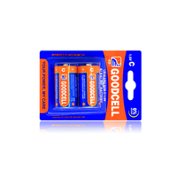GOODCELL Pile alcaline LR14 AA de taille C 1.5V sans cadmium et sans mercure pour le sauvetage d'urgence Appareils ménagers Electronique grand public