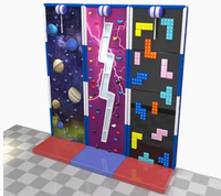 Mur d'escalade souple pour enfants au design attrayant pour centre d'amusement