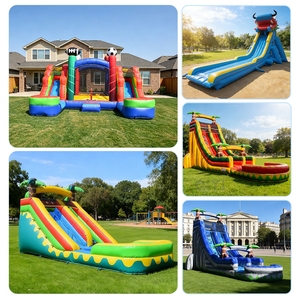 Hot Selling <b>Inflatable</b> Bouncy Bouncer <b>Inflatable</b> House Outdoor Bouncy Castle Outdoor Commercial Grade Bounce House with Slide - Product Image 5