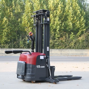 Apilador Eléctrico Portátil de Doble Nivel Económico, Nuevo Modelo <span class=keywords><strong>2026</strong></span>, Montacargas Autopropulsado de 1.5 Toneladas - Product Image 6