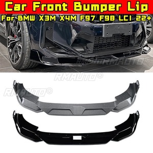 For BMW X3M X4M F97 F98 LCI 2022+ <strong>Car</strong> Front Bumper Lip Splitter <strong>Diffuser</strong> Body Kit Bumper Guard <strong>Protector</strong> Cover <strong>Car</strong> Accessories - Product Image 1
