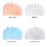 Cinq trous nid d'abeille orthopédique SEBS coussin avant Hallux Valgus Bunion correcteur adulte orteil fendu Absorption des chocs manchon de pied