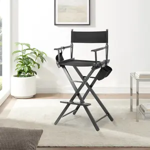 Chaise de maquillage pliable légère à pieds hauts mallette de transport chaise de cosmétique portable pour la <span class=keywords><strong>photographie</strong></span> - Product Image 2