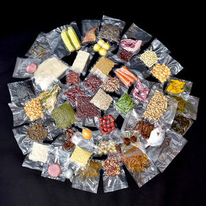 Transparent PA PE Vaccum Packing Plastic Embossing Frozen Food Sealer Seal Vacuum Bag