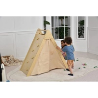 Triangle pliable grimpeur 4 en 1 enfants Playhouse refuge Montessori apprentissage jouer tente enfant en bas âge jouer ensemble enfants meubles avec bureau