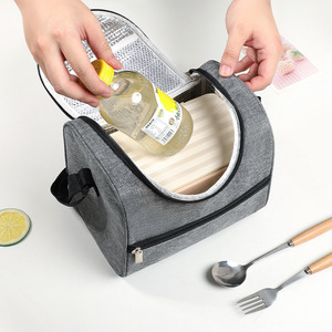 Sac à déjeuner isotherme portable et pliable, avec feuille d'aluminium épaissie, pour pique-niques en plein air et usage quotidien - Product Image 3