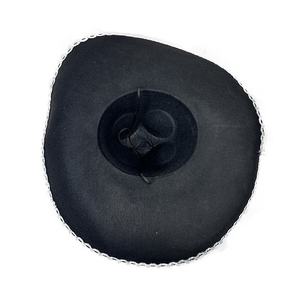 หมวกซอร์โรทรงเม็กซิกันขอบเงินปีกกว้าง สำหรับฮาโลวีน งานแสดงบนเวที หรือใส่ในฤดูร้อน - Product Image 4