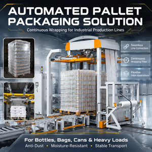 Machine d'emballage sous film rétractable automatique haute efficacité pour le conditionnement de briques et de blocs sur palette - Product Image 5